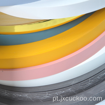 Fita de faixa de borda do tipo PVC de cor sólida